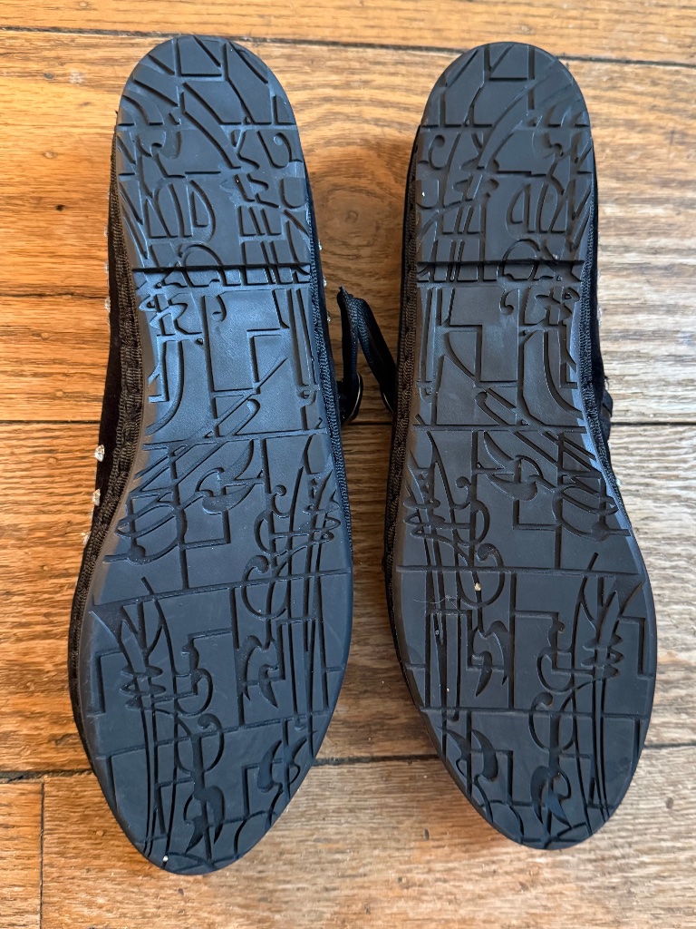 Flabelus Mae Ballerina - Black With Crystals — image 2 of 4